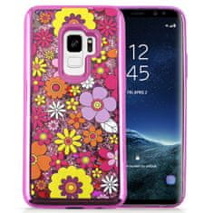 ZIZO Zizo Liquid Glitter Star Case - puzdro na Samsung Galaxy S9 (Multiflowers)