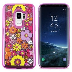 ZIZO Zizo Liquid Glitter Star Case - puzdro na Samsung Galaxy S9 (Multiflowers)