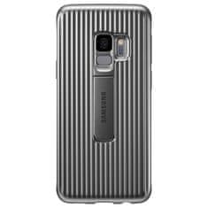 SAMSUNG Samsung Ochranný kryt so stojanom - Samsung Galaxy S9 Case with Stand (Silver)