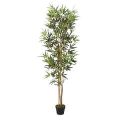 Petromila vidaXL Umelý bambusový strom 1104 listov 180 cm zelený