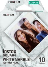 FujiFilm Instantný film INSTAX square film WHITEMARBLE 10 fotografií