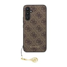 Guess Kolekcia Guess 4G Charms - Puzdro Samsung Galaxy A54 5G (hnedé)