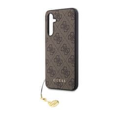 Guess Kolekcia Guess 4G Charms - Puzdro Samsung Galaxy A54 5G (hnedé)