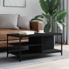 Petromila vidaXL Konferenčný stolík čierny 100x50x45 cm spracované drevo