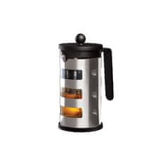 Berlingerhaus Kanvica na čaj a kávu french press 1 l Black Silver Collection BH-7807