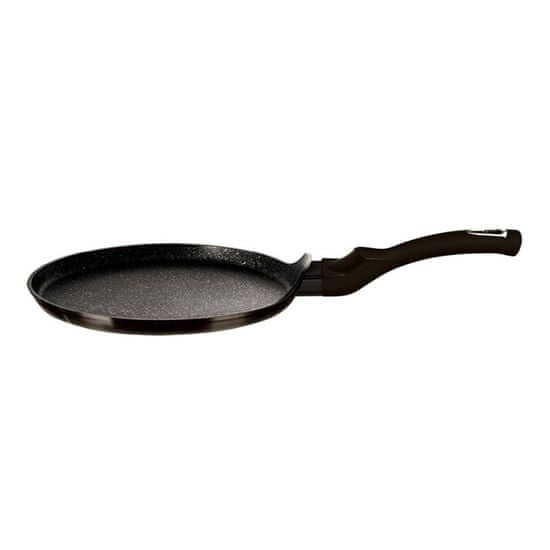 Berlingerhaus Panvica na palacinky s mramorovým povrchom 28 cm Shiny Black Collection