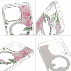 MG Flower MagSafe kryt na iPhone 13 Pro Max, pink flower