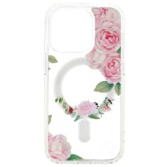 MG Flower MagSafe kryt na iPhone 13 Pro Max, pink flower