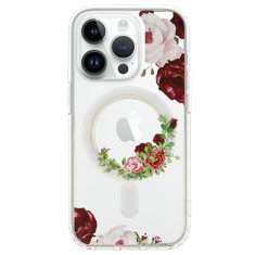 MG Flower MagSafe kryt na iPhone 14, red flower