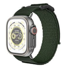 Tech-protect Scout remienok na Apple Watch 42/44/45/49mm, military green