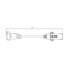 ERICH JAEGER adaptér z 7P/24V na 7P/12V zásuvku JAEGER