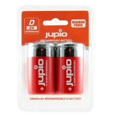 Jupio Batéria D 10000mAh (veľké monočlánky) 2ks, dobíjacia