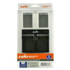 Jupio Set 2x batéria BLS5 / BLS50 - 1210 mAh a duálna nabíjačka pre Olympus