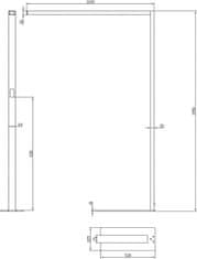 Light Impressions Deko-Light stojacie svietidlo, Office Three Standard, Motion, 80 W, DIM, 4000 K, 220-240V 10100 lm 1240 mm biela RAL 9016 342228