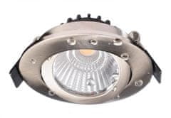 Light Impressions Deko-Light stropné vstavané svietidlo, Dione IP, 8,5 W, DIM, 3000 K, 220-240V 800 lm nikel 565397