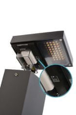 Light Impressions Deko-Light stĺpik so zásuvkami Lerna 1000, 7,4 W, 3000/4000K, 220-240V 237 lm 120 mm tmavosivá IP 65 733070