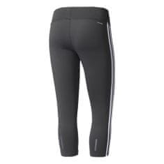 Adidas Nohavice výcvik grafit 152 - 157 cm/XS Designed 2 Move 3STRIPES Tights 34 W