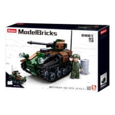 Sluban Model Bricks M38-B0750 Malý tank 2v1