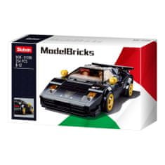 Sluban ModelBricks M38-B1098 Italský černý sportovní vůz