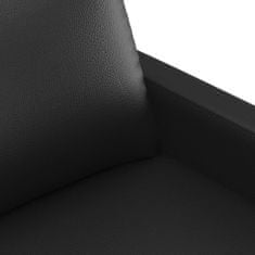 Petromila vidaXL 2-dielna sedacia súprava s vankúšmi čierna umelá koža