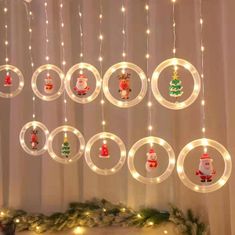 Cool Mango Santy - Santa String Lights- vianočné osvetlenie, sviatočné osvetlenie, slávnostné osvetlenie