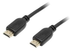 Blow Kábel HDMI-HDMI 2,0m ethernet AL/Mg , GOLD, záveska