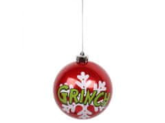 sarcia.eu The Grinch Súprava plastových vianočných ozdôb na stromček, 4 kusy
