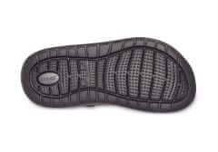 Crocs LiteRide Clogs pre mužov, 45-46 EU, M11, Dreváky, Šlapky, Papuče, Black/Slate Grey, Čierna, 204592-0DD