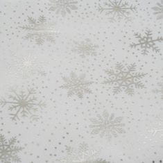 Ruhhy  22792 Vianočný obrus 260 x 140 cm, bielostrieborná