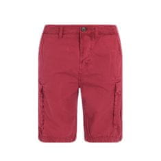 Pepe Jeans  Pánske krátke nohavice JOURNEY RIBSTOP SHORT Červená 33