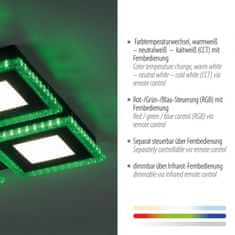 PAUL NEUHAUS LEUCHTEN DIREKT aj s JUST LIGHT LED stropné svietidlo čierne RGB farebné scény CCT stmievateľné 2700-5000K LD 14511-18