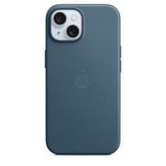 iPhone 15+ FineWoven Case with MS - Pacific Blue