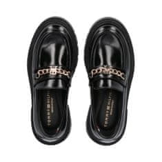 Tommy Hilfiger Mokasíny elegantné čierna 39 EU Low Cut Shoe Black