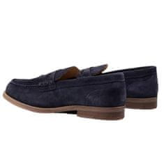 Tommy Hilfiger Obuv elegantné tmavomodrá 40 EU Męskie Suede Loafer