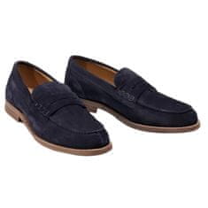 Tommy Hilfiger Obuv elegantné tmavomodrá 40 EU Męskie Suede Loafer