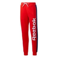 Reebok Nohavice červená 170 - 175 cm/M Te Liner Logo French Terry