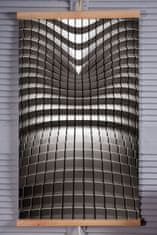 Trio Infražiarič - flexibilný vykurovací panel 430W TRIO vzor 7, abstrakt, rozmery 100x57cm s regulátorom