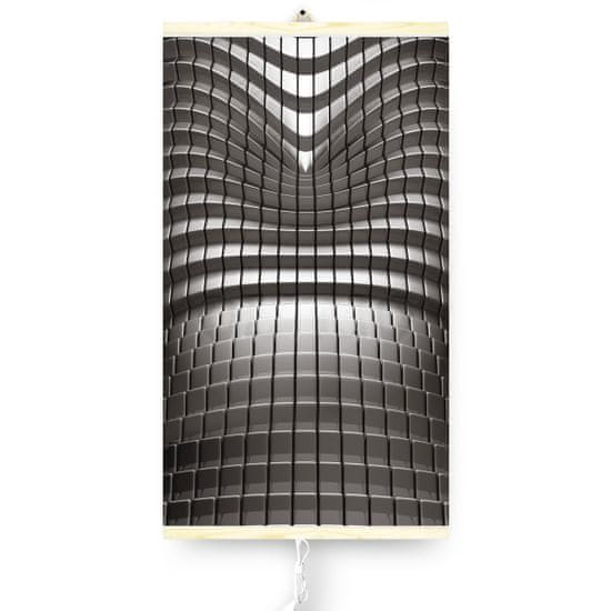 Trio Infražiarič - flexibilný vykurovací panel 430W TRIO vzor 7, abstrakt, rozmery 100x57cm s regulátorom