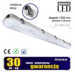 slomart Hermetické priemyselné IP65 LED svietidlo 1x120cm T8 G13 obojstranne napájané