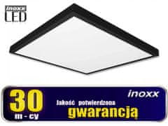 slomart LED panel 60x60 36w kazeta stropného svietidla 6000k studená + povrchová montáž čierny rám