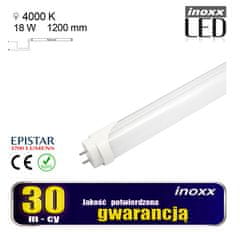 slomart 5x hermetické svietidlo LED IP65 1 strana + 10x LED hliníková žiarivka 120cm 18w T8 4000k 1 strana neutrálna