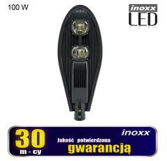 slomart Priemyselné svietidlo LED pouličné svietidlo 100w IP65 10 000 lm zmeny 6000k