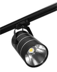 slomart Lampa do predajne LED pásový reflektor jednofázový čierny 30w 2550 lm teplé svetlo 3000k