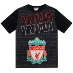 Fan-shop Dětské pyžamo LIVERPOOL FC Text black Dětská: 12-13 let