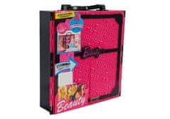 Mamido Módny šatník pre bábiky v kufríku ružový