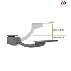 Maclean Nastaviteľný držiak klávesnice Maclean pod stôl, na prácu v stoji aj v sede, max. nastavenie 34 cm, MC-795