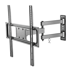 slomart Kruger & Matz nástenný držiak pre LED TV 32-55 palcov čierny (vertikálne a horizontálne nastavenie)