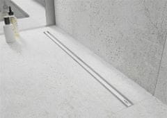Mexen Flat 360 slim podlahový žľab 70 cm otočný biela (1241070)