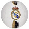 Futbalová lopta Real Madrid FC, biely, farebný znak, veľ. 1