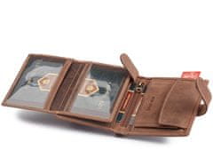 Peterson Pánska peňaženka Cheersu svetlo hnedá Universal